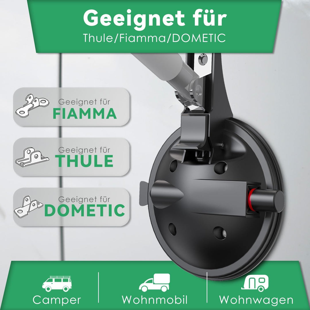 Thirrni Markisenhalter Wohnmobil, 2 Stück, 80KG Tragfähigkeit, für Wohnmobil Markise mit Aufblasbare