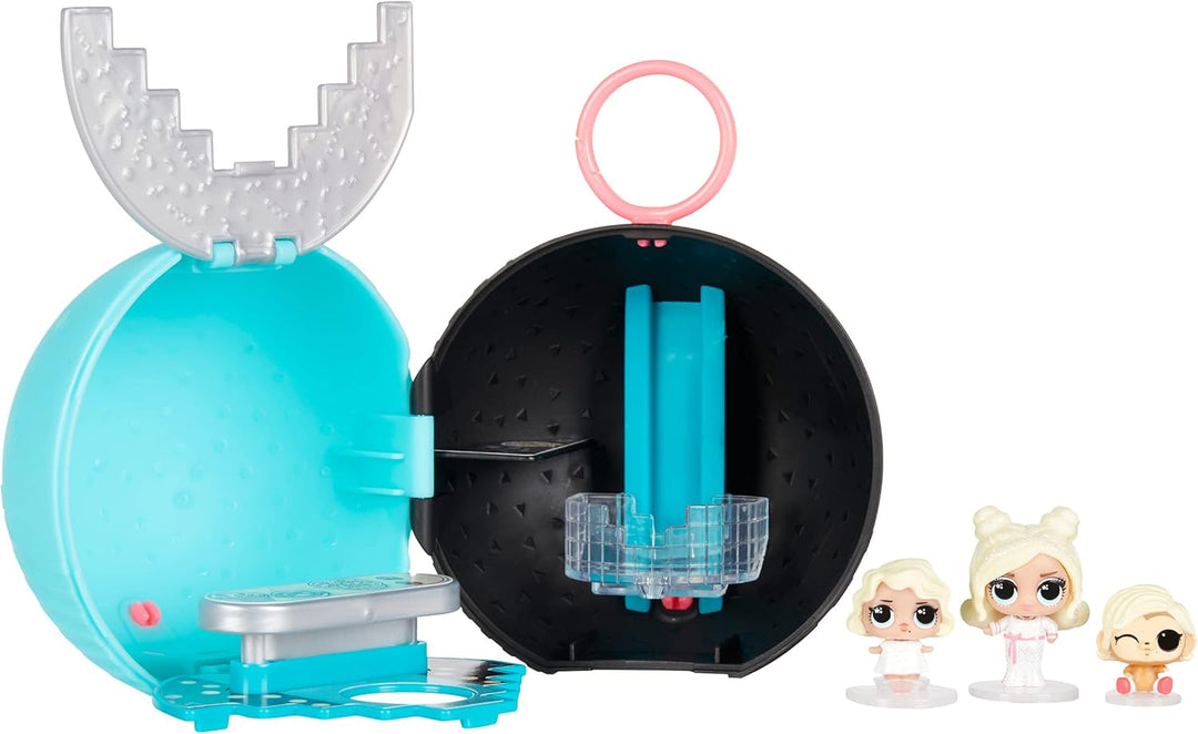 L.O.L. Surprise! Mini Family - ÜBERRASCHUNGSAUSWAHL - Kugel-Spielset mit 3 Mini Tween Sammlerpuppen