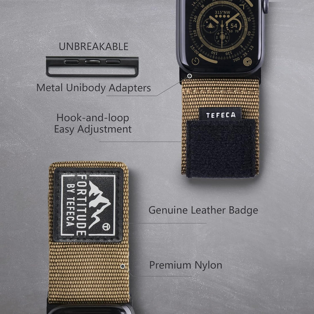 Tefeca Fortitude Series Armband für Apple watch/Apple Watch Ultra, Uhrarmband/Ersatzarmband Kompatib