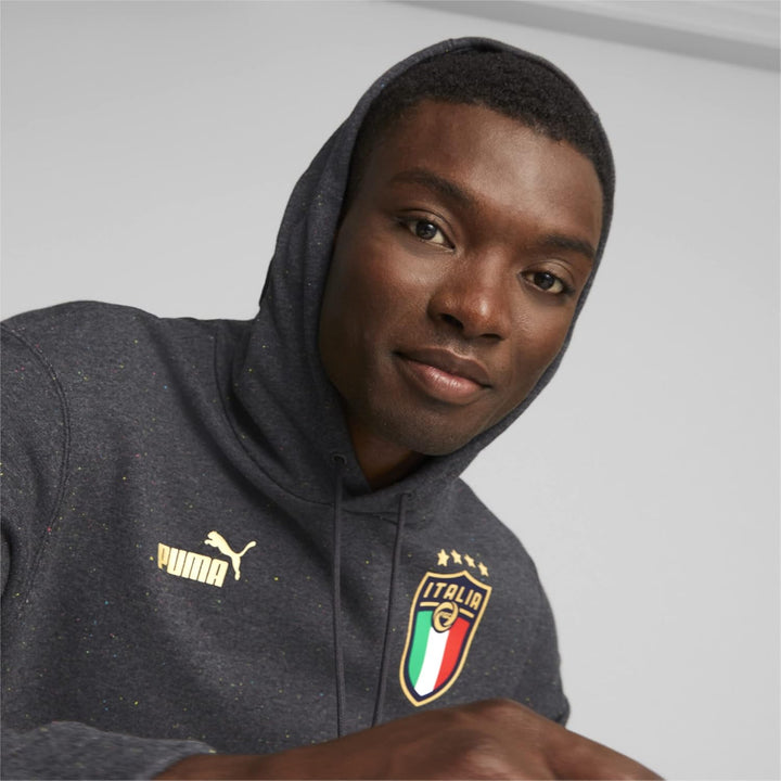 PUMA Herren Tops Italien ftblCulture Hoodie Herren XXL Graubeige, XXL Graubeige