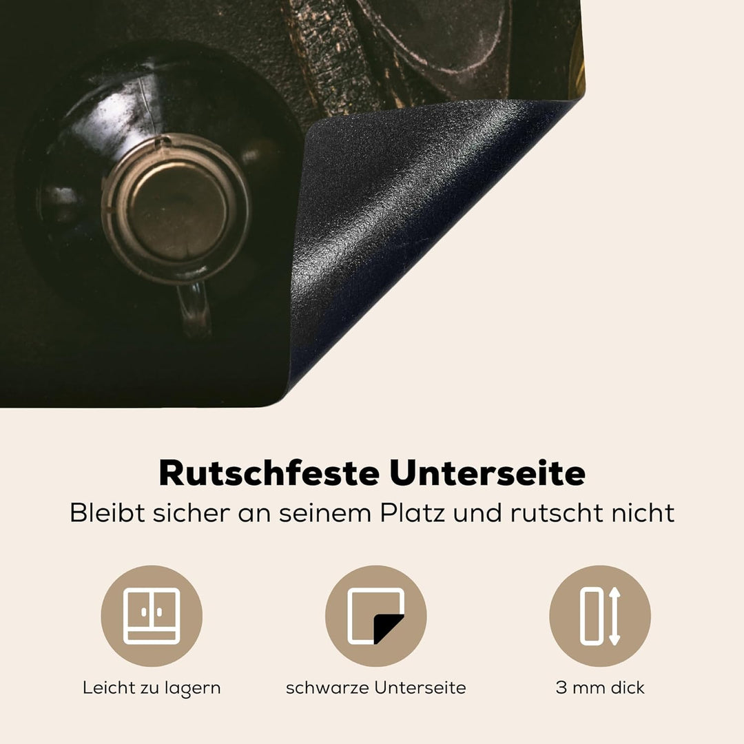 KitchenYeah© Herdabdeckplatte Einteilig Ceranfeld Abdeckplatte Küche Deko Ceranfeldabdeckung Herdabd