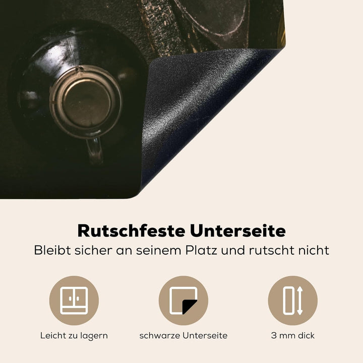 KitchenYeah© Herdabdeckplatte Einteilig Ceranfeld Abdeckplatte Küche Deko Ceranfeldabdeckung Herdabd
