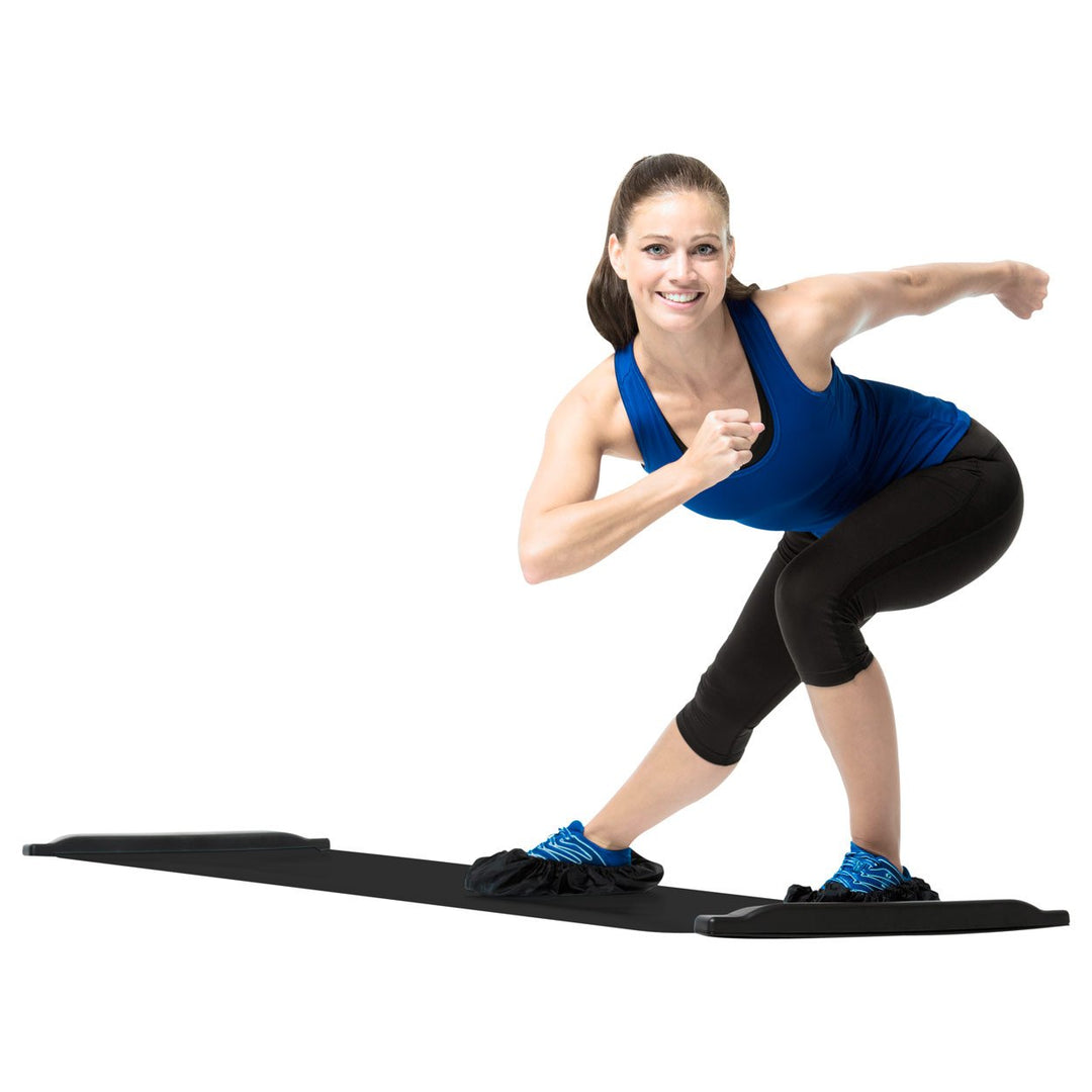 Gymstick Power Slider Board, Ganzkörpertrainer inkl. Übungsanleitung, 230 cm