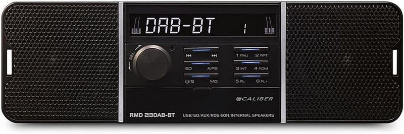 Caliber RMD213DAB-BT 1-DIN Autoradio-Set inkl. Unterbaukonsole passend für LKW/Truck/Bus/24 Volt/24V