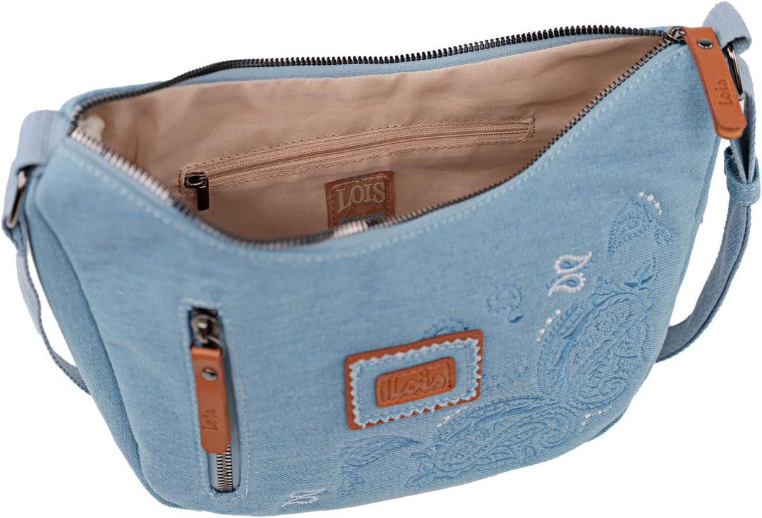 Handtasche Damen Umhängetasche Damen Klein &amp; Stilvoll Handtasche Damen Umhä M Azul, M Azul