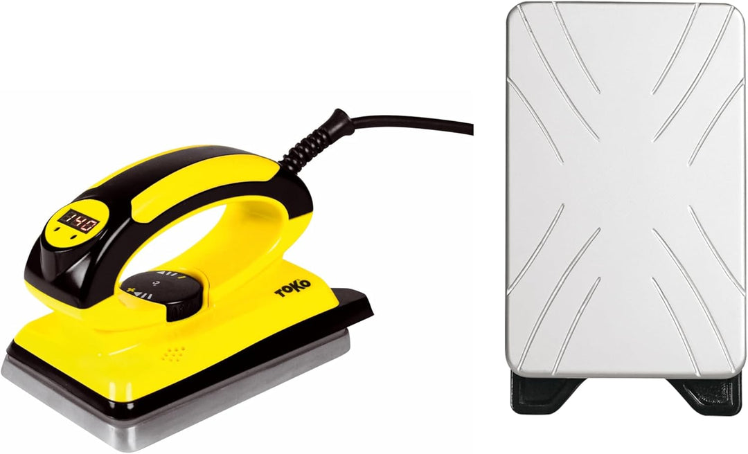 TOKO Geschenke-Set Skiwax Deluxe Set 15-teilig mit Digital Wachsbügeleisen Skispanner und Kantenschä