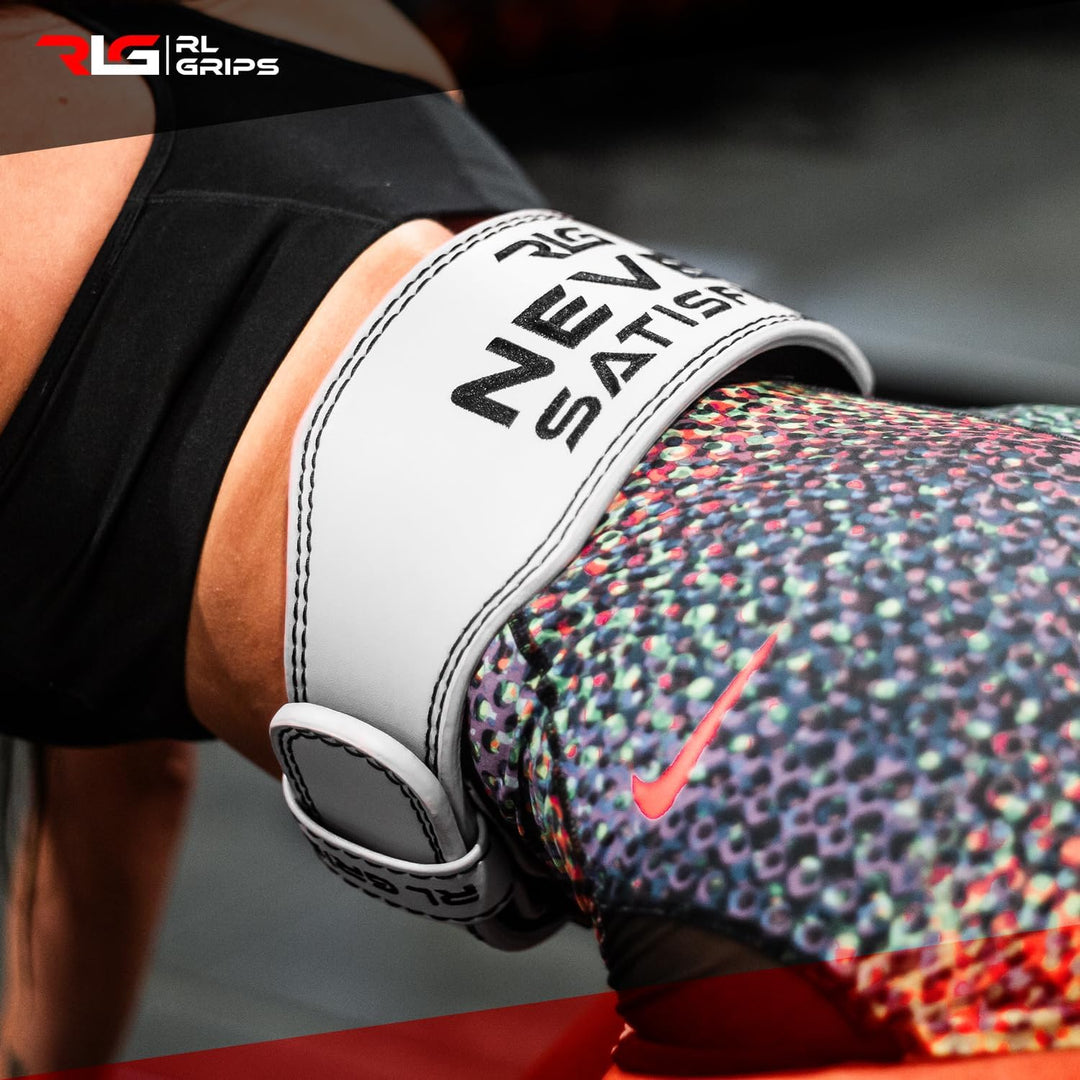 RL Grips - Ledergürtel für Gewichtheben – Lendenwirbelstütze für Muskeltraining – Powerlifting Gürte