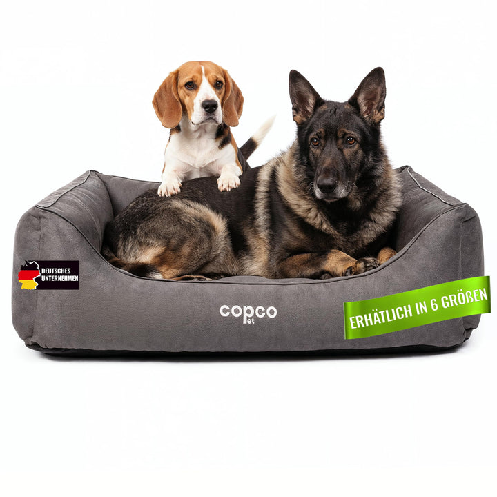 Orthopädisches Hundebett mittelgrosse Hunde【waschbar & rutschfest】Hundekorb L Kunstleder in Wildlede