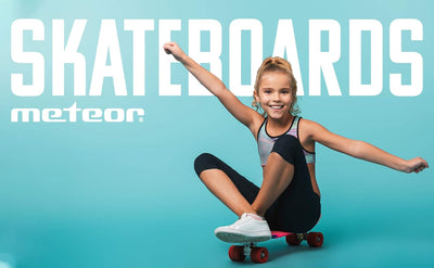 meteor Holz Skateboard Kinder - Mini Cruiser Kickboard - Skateboard mädchen Rollen Board - hohe Qual