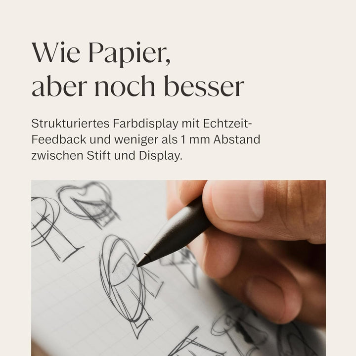 reMarkable Paper Pro-Bundle – Leder-Folio-Schutzhülle | 30,6 cm (11,8 Zoll) Farbdisplay und Leselamp