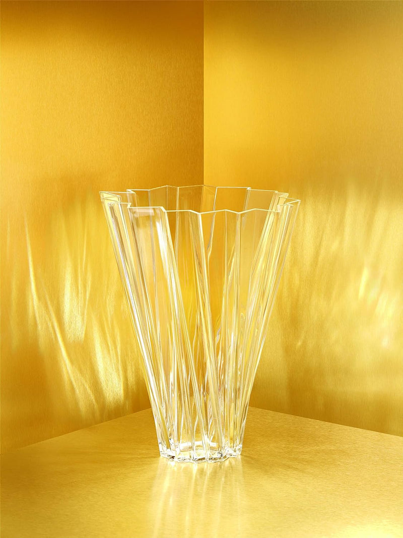 Kartell 1229B4 Vase Shanghai, glasklar Cristallo, Cristallo
