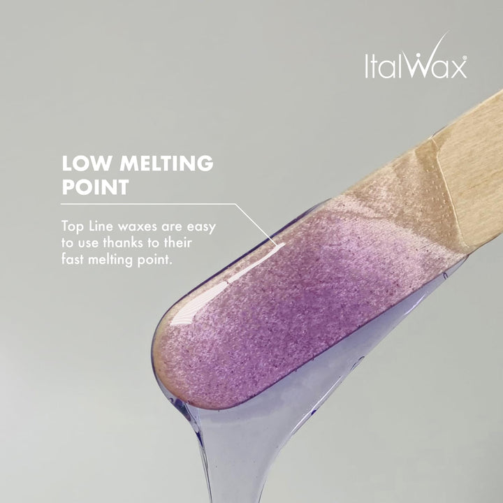 Italwax Top Line Orchid - 450g - Waxing Perlen für Haarentfernung – Duftlos - Synthetische Formulier