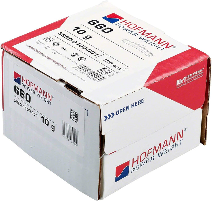 Hofmann Power Weight Typ660 5660-0100-001 silber 10g Schlaggewicht, 100er pack