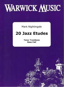 Mark Nightingale-20 Jazz Etudes-Trombone and Backing Tracks-BOOK+AUDIO-ONLINE