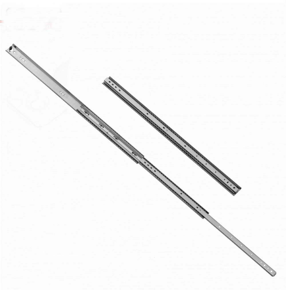 2 x Schwerlastauszug | Vollauszug | Teleskopschienen | 136 kg Tragkraft | 1000 mm Länge | mit Arreti