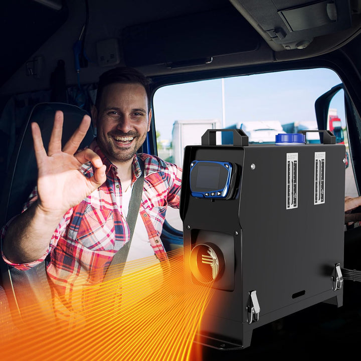 8KW Diesel Standheizung 12V Luft Dieselheizung mit Fernbedienung Air Diesel Heizung Set mit LCD Moni