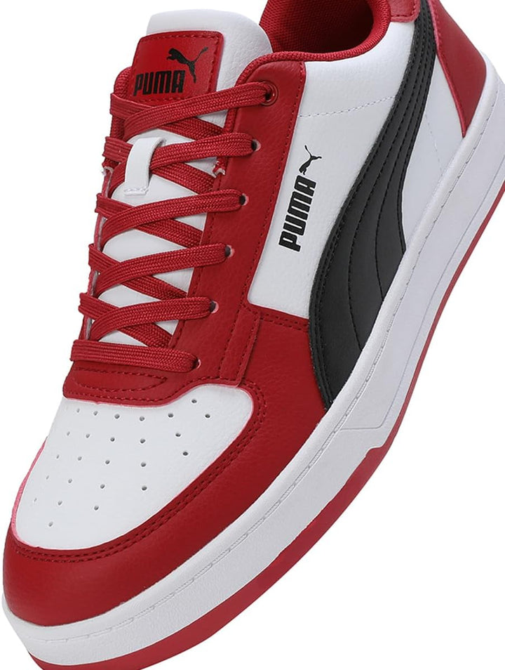 PUMA Unisex Caven 2.0 Sneaker 42 EU Club Red Puma White Puma Black, 42 EU Club Red Puma White Puma B