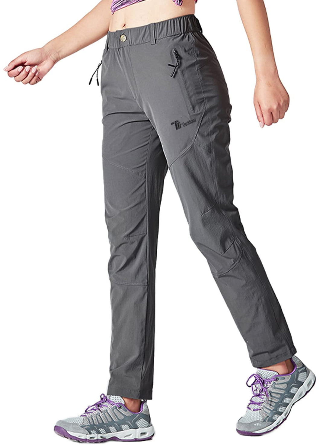 YSENTO Damen Wanderhose Outdoorhose Wasserdicht Schnelltrockend Stretch Trekkinghose Funktionshose m