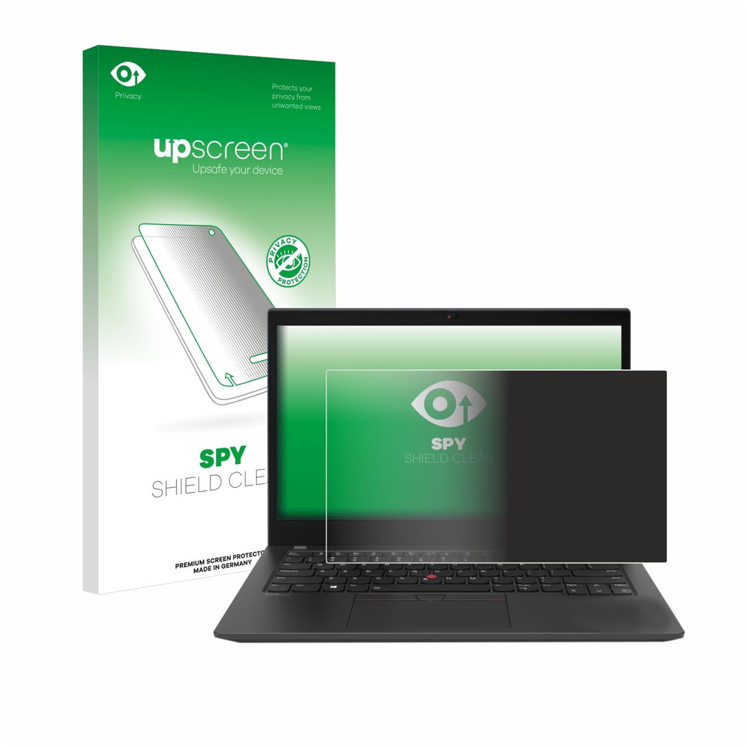 upscreen Anti-Spy Blickschutzfolie für Lenovo ThinkPad T14s Gen 2 Made in Germany, Privacy Screen Di
