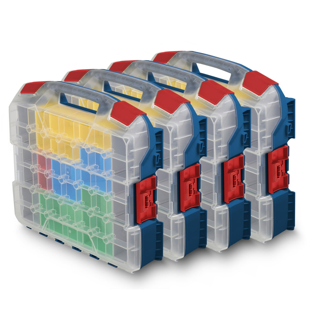 L-BOXX W-BOXX 102 Professional Blau inkl. Insetboxes 4er Set | Sortimentskasten L-Case | Schraubenbo