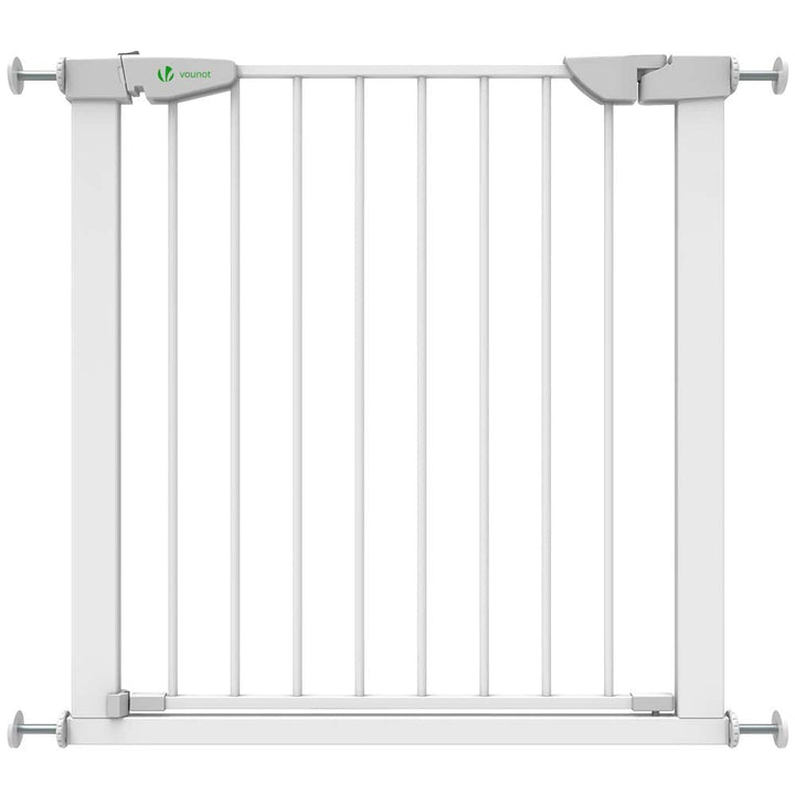 VOUNOT Treppenschutzgitter 76–84cm, ohne Bohren, Türschutzgitter für Kinder, Hunde und Katzen, Auto-