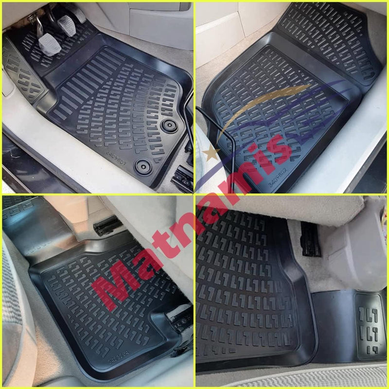 Matnamis 3D Auto Gummimatten Set für Hyundai Tucson 1 2004-2009 Passgenaue Fussmatten 4-teilig Allwe