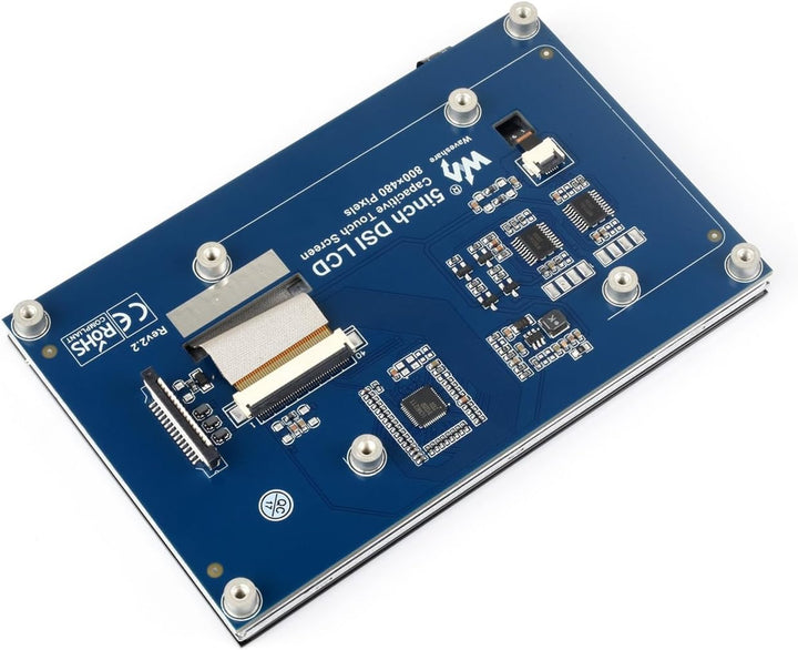 Waveshare 5inch Capacitive 5-Points Touch Display Compatible with Raspberry Pi, Support 800×480 Reso