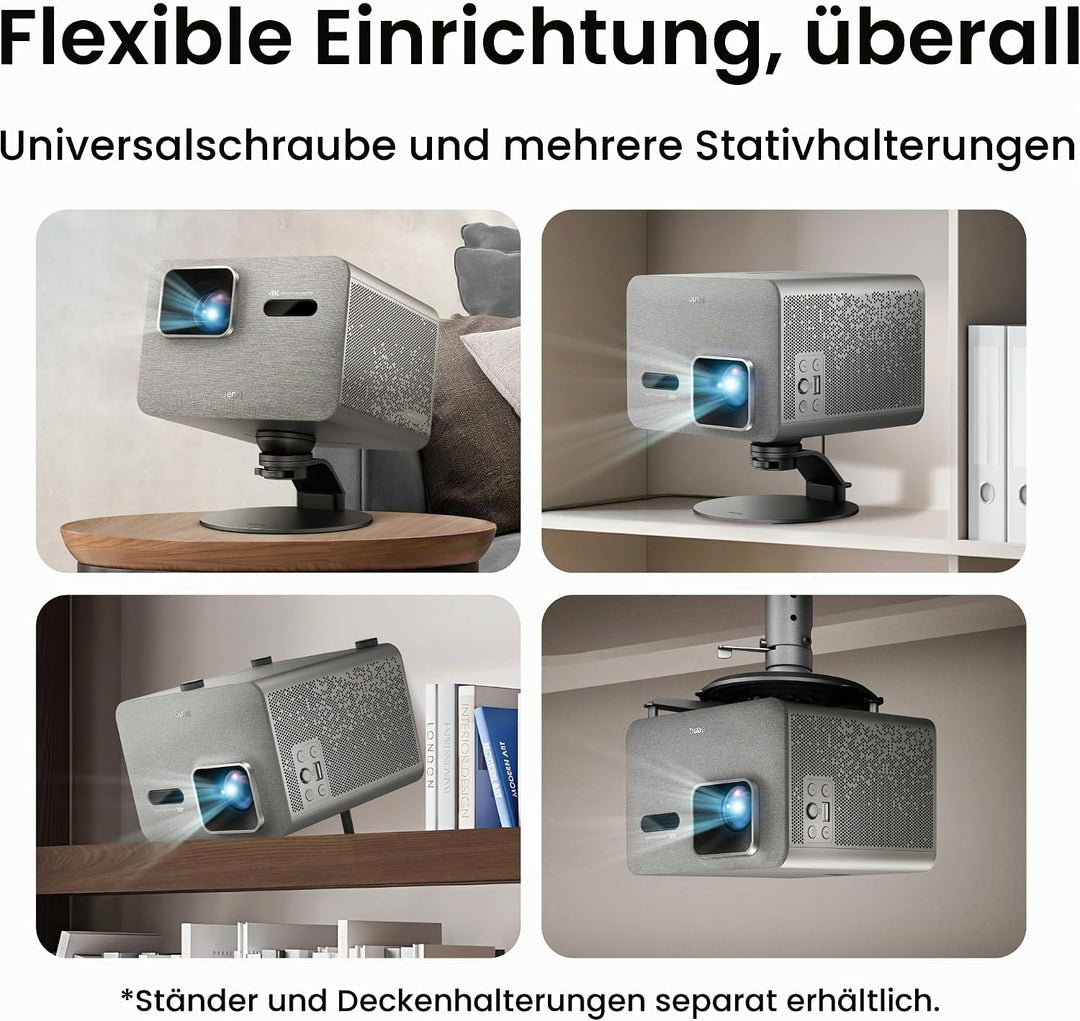 BenQ TK705STi 4K HDR Kurzdistanz Beamer, 3000 ANSI-Lumen, Google TV, Netflix, geringer Input-Lag, au