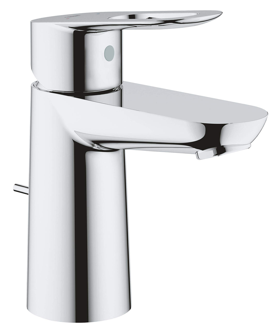 Grohe Bauloop Waschtischarmatur, S-Size, mit Zugstange, 23803000, Small S-Size Single, S-Size Single