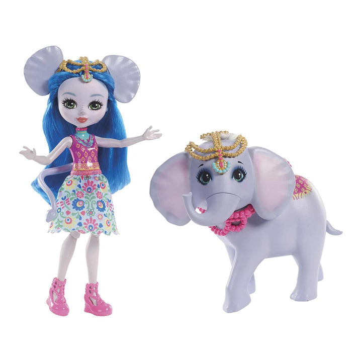 Mattel Enchantimals FKY73 Themenpack Ekaterina Elephant, Spiel, Bunt Elenfanten Themenpack, Elenfant