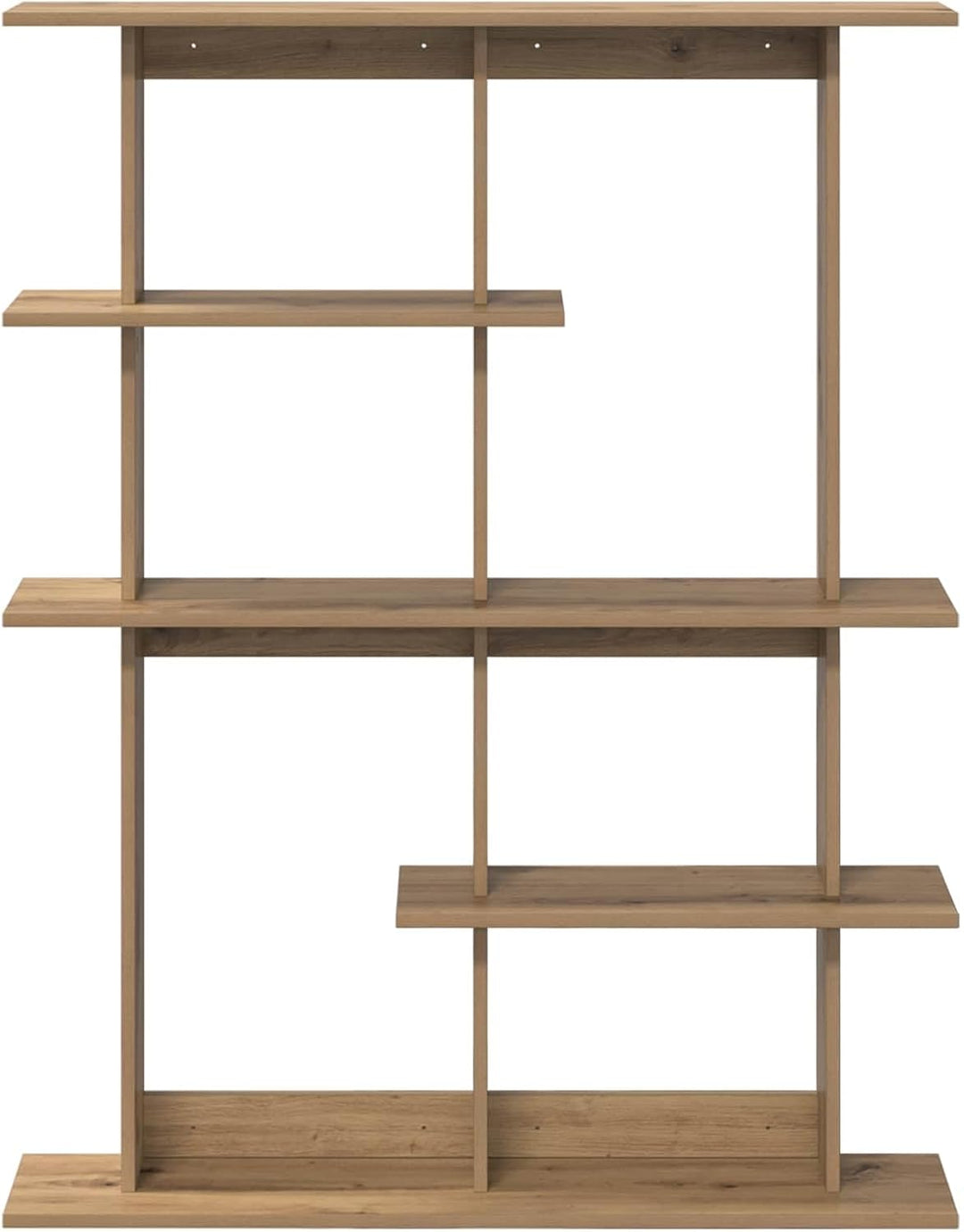 vidaXL Wandregal Artisan-Eiche 102 x 20 x 130 cm Holzwerkstoff, Artisan-eiche