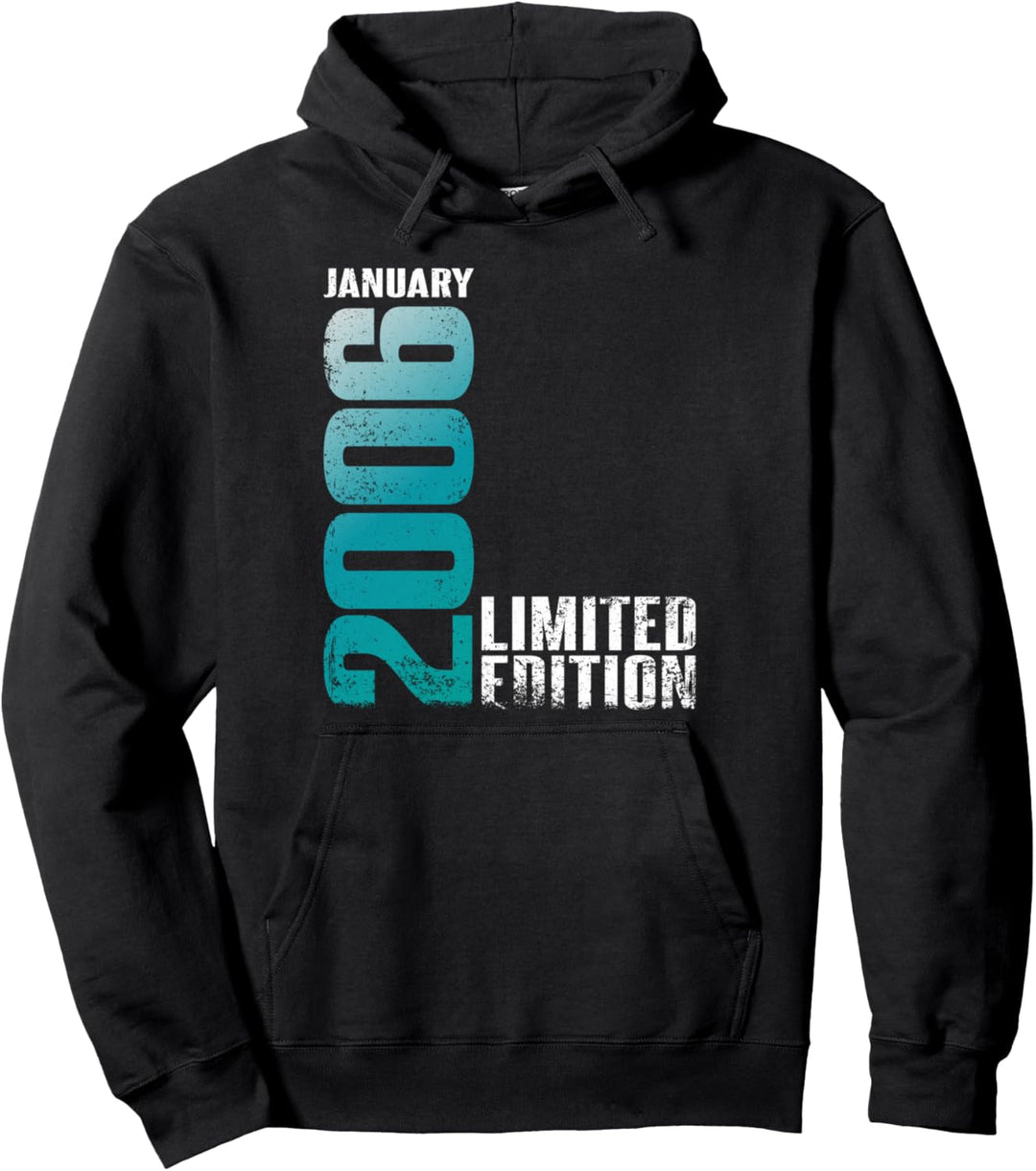 18. Geburtstag Mann 18 Jahre Limited Edition Januar 2006 Pullover Hoodie