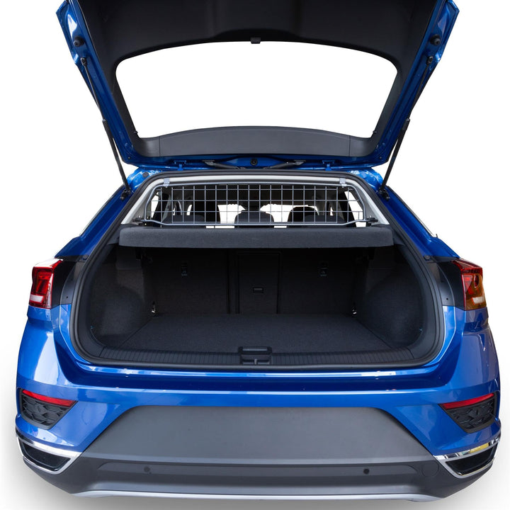 Travall Hundegitter für Volkswagen T-ROC (2017-) Fahrzeugspezifisches Hundegitter, Kofferraumschutz