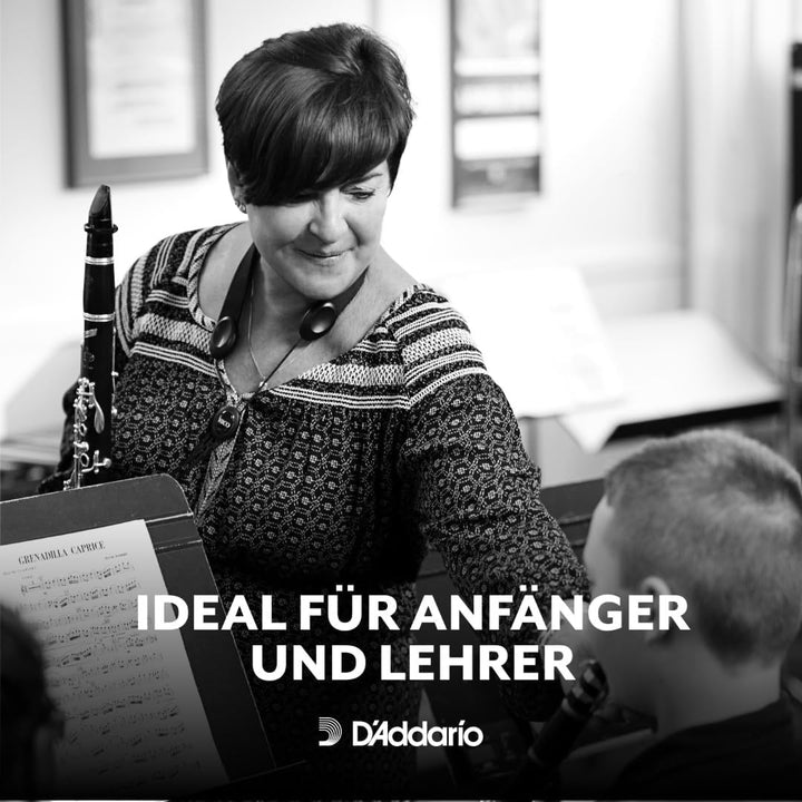 Rico by D'Addario Bb-Klarinettenblätter | Hochpräzise gefertigt | Böhm | Klarinettenblätter 3 Stärke