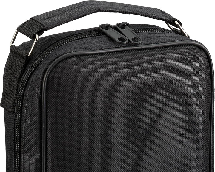 Relaxdays Boule Kugeln, 8 Metall-Kugeln, Set mit Zielkugel & Abstandsmesser, Tragetasche, Boccia Spi
