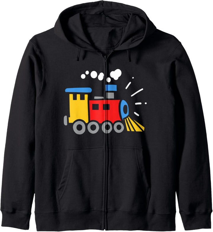 Kids Dampflokomotive I Kinder Zug I Eisenbahn Dampflok Kapuzenjacke
