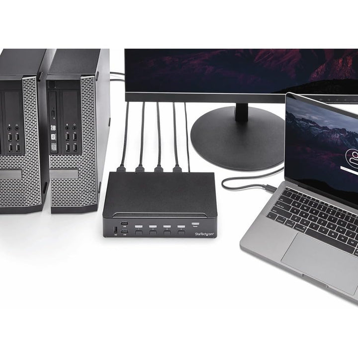 StarTech.com 4 Port HDMI KVM Switch - HDMI KVM Umschalter mit USB 3.0 Hub - 1080p