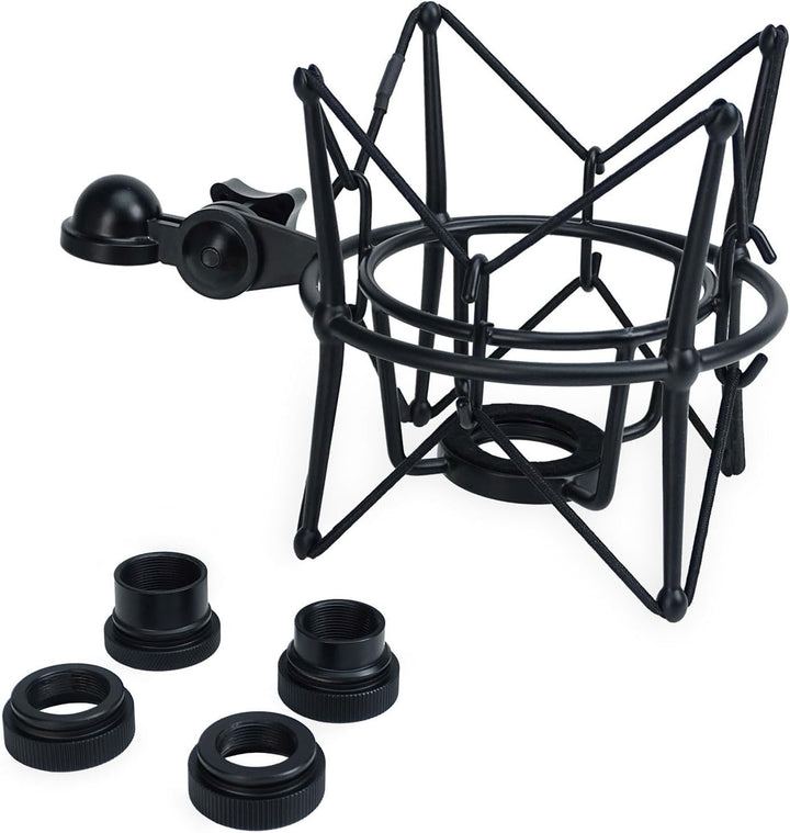 Rode Podcaster USB-Sprechermikrofon mit keepdrum MS090B Mikrofon-Spinne Schwarz