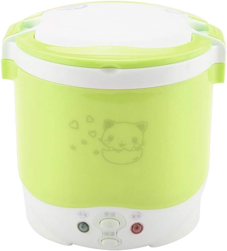USB-Reiskocher, Tragbarer Mini-Reiskocher, Dampfgarer, 12 V, 100 W, 1 L, Antihaftbeschichtet, Elektr