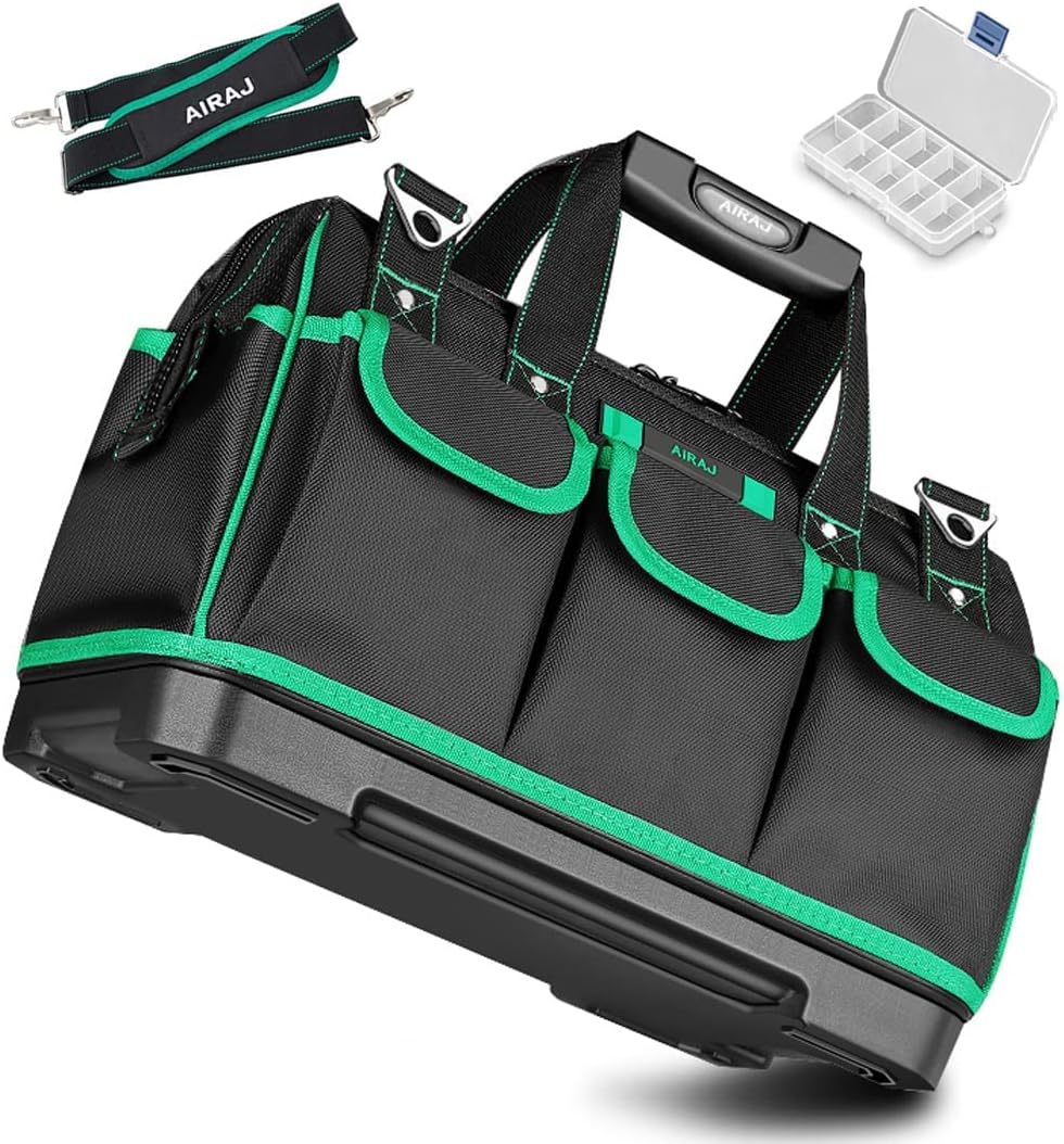 AIRAJ 18 Zoll Werkzeugtasche,Wasserdichte Werkzeugtaschen,Adjustable shoulder strap,thickened plasti