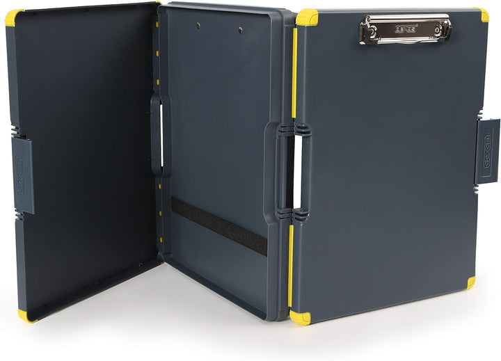 Dexas Duo Clipcase Dual Sided Storage Case and Organizer, Yellow Clip and Edges Gelber Clip und Kant