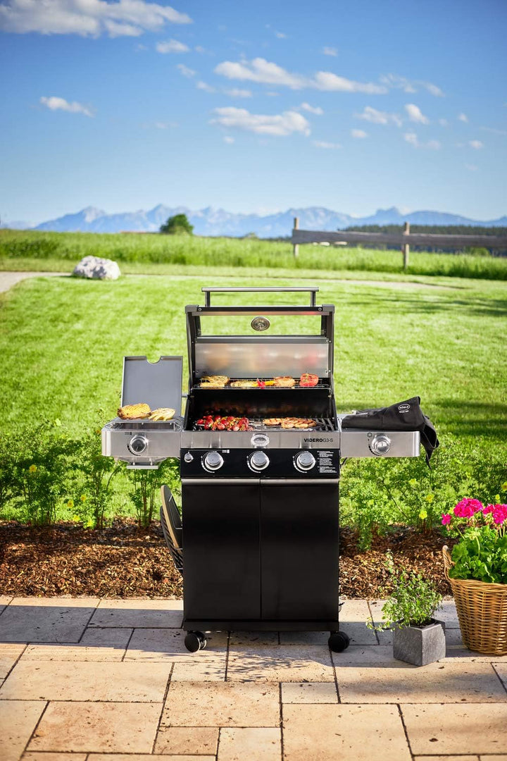 RÖSLE VARIO-Halter, Hochwertiger Edelstahlhalter für VARIO Grilleinsätze, passend für alle VIDERO Mo