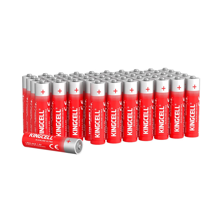 KINGCELL AAA-Batterien, 48 Stück, 1,5 V Triple A Batterien mit 10 Jahren Haltbarkeit, Hochleistungs-