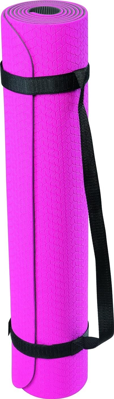Deuser Yogamatte für Sport oder Gym/Rutschfest, Anti Rutsch/Dick & Faltbar/Unisex, für Erwachsene/Fü