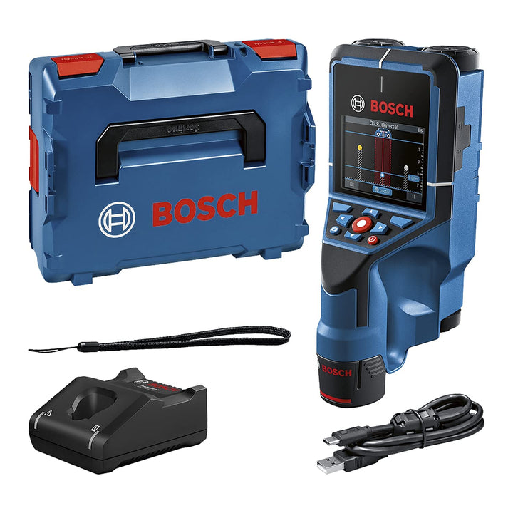 Bosch Professional 12V System Wallscanner D-tect 200 C (12-V-Akku, Ortung von (nicht-)spannungsführe
