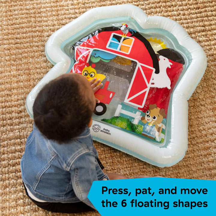Baby Einstein Farm Explorers Cal's Sensory Barn Bauchlage-Wassermatte, multisensorisch, Alter 0–36 M
