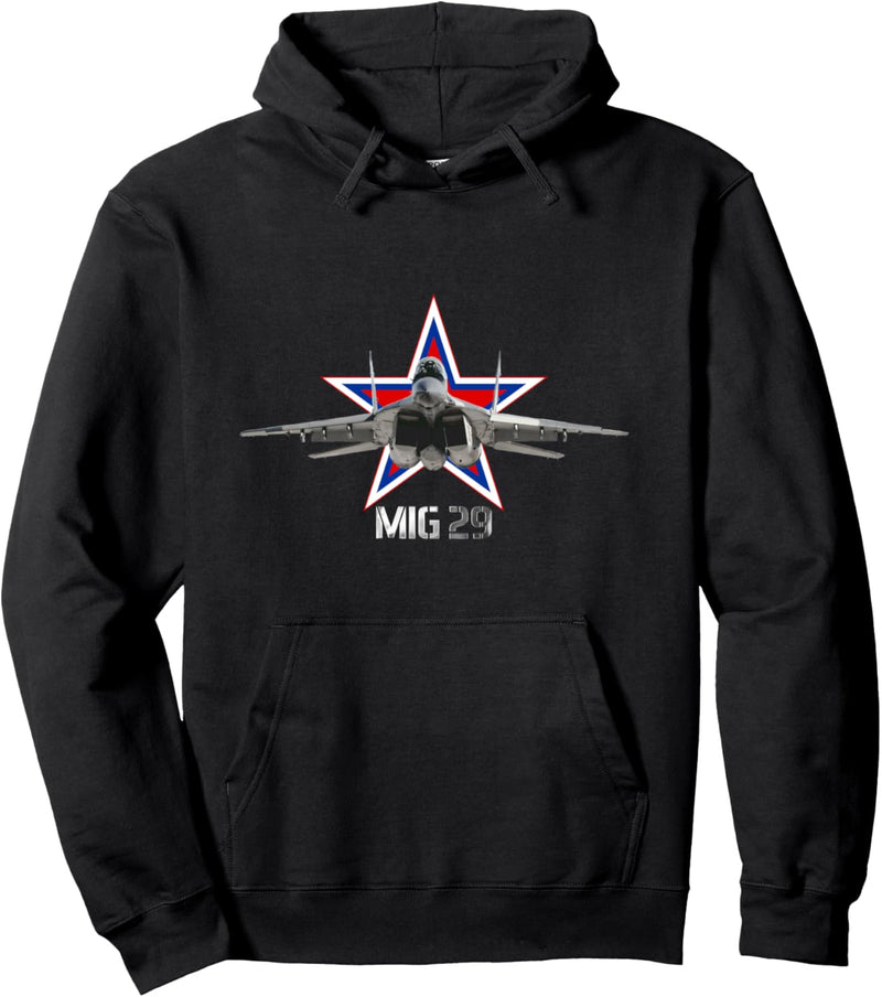 Russisches sowjetisches Jagdflugzeug MIG 29 Fulcrum Pullover Hoodie