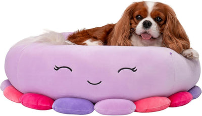 Squishmallows JPT0087 - Beula der Oktopus Tierbett 60 cm, offizielles Jazwares Plüsch, superweiches