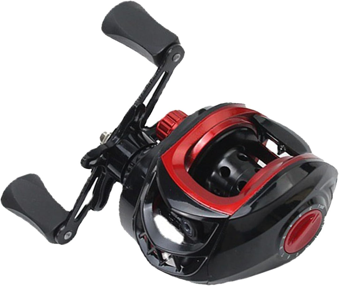 Metall-Weitwurf-Baitcaster-Angelrolle mit Anti-Explosions-Schnurfunktion, Übersetzungsverhältnis 7,2