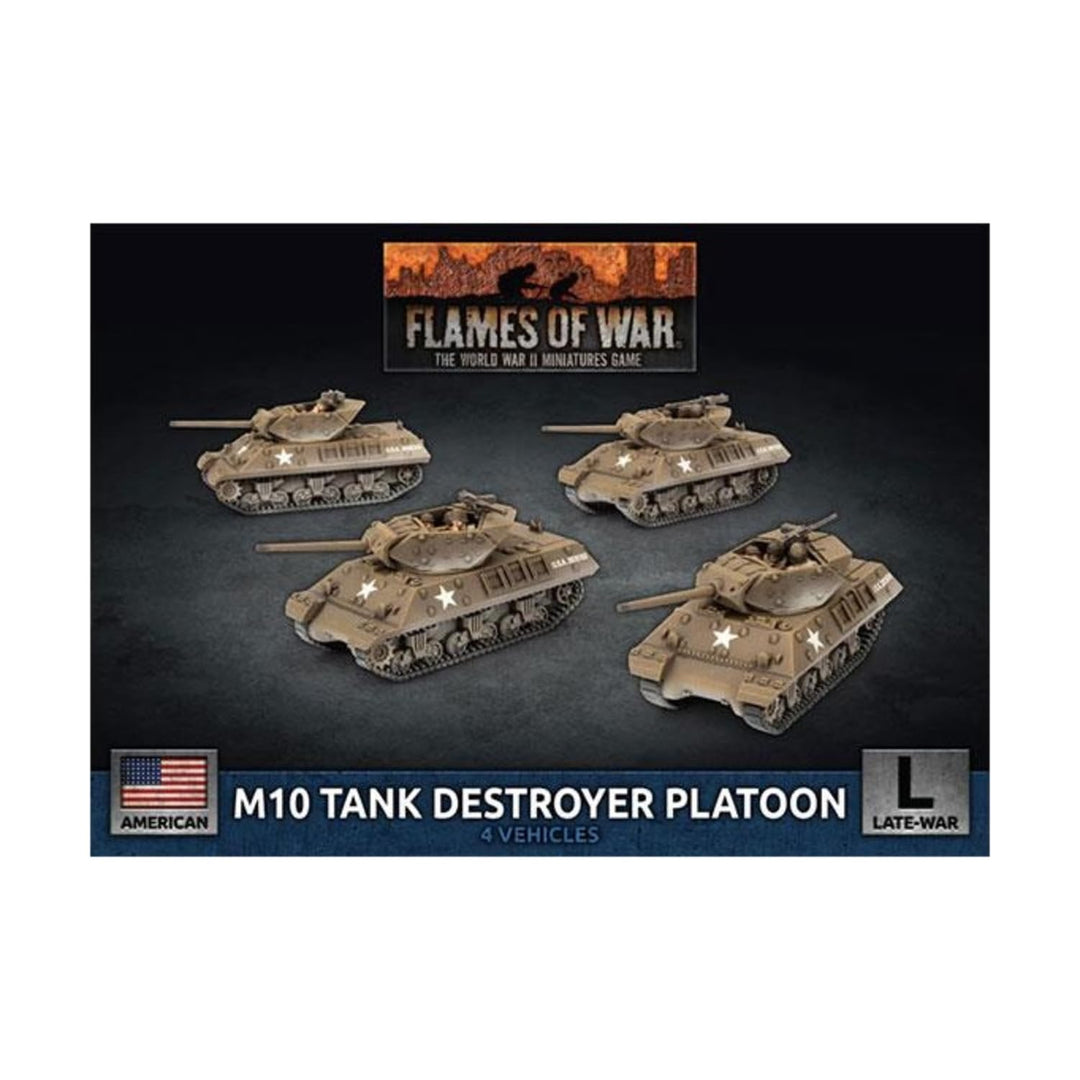 M10 3 Inch Tank Destroyer Platoon X4 Plastic
